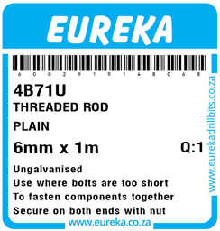4B71 - Threaded Rod Plain -4B71_Label_T